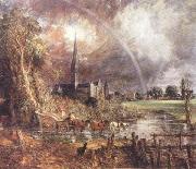 John Constable Salisbury Cathedral from the Meadows oil on canvas